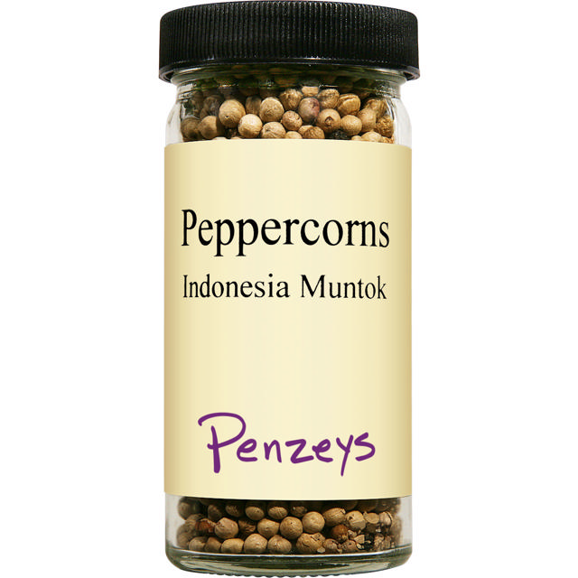 Whole Muntok White Peppercorns
